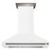 Forno Aria 48 Inch Wall-Mounted Range Hood in White