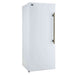 Forno Maderno 28" Built-In Convertible Refrigerator in White, 13.6 cu.ft. Left Swing with Decorative Grill - 32" Wide