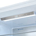 Forno Maderno 28-Inch Convertible Upright Freezer/Refrigerator in White with Antique Brass Handle, 13.6 cu.ft., Left Swing