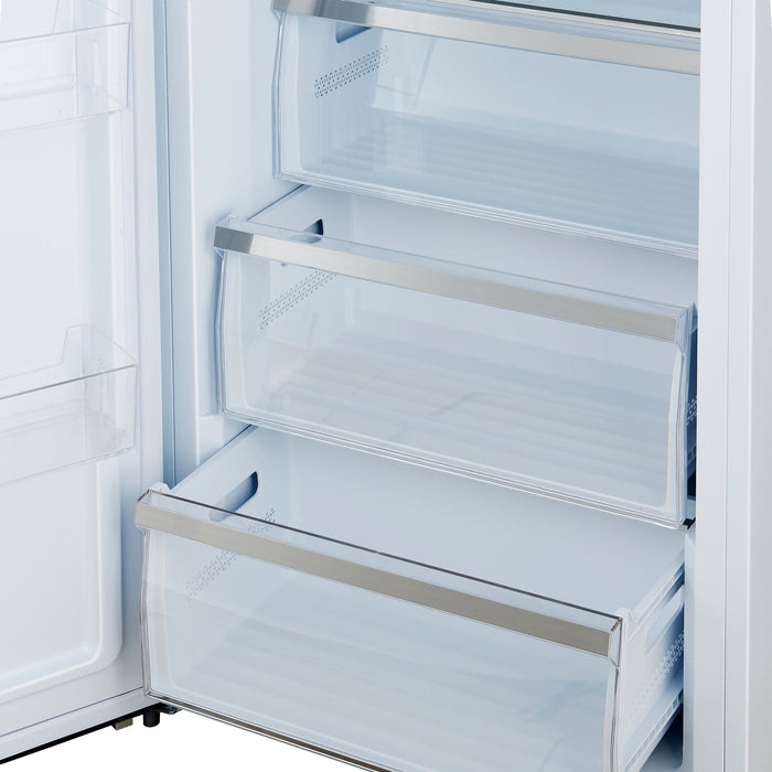 Forno Maderno 28" Built-In Convertible Refrigerator in White, 13.6 cu.ft. Left Swing with Decorative Grill - 32" Wide