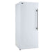 Forno Maderno 28-Inch Convertible Upright Freezer/Refrigerator in White with Antique Brass Handle, 13.6 cu.ft., Left Swing