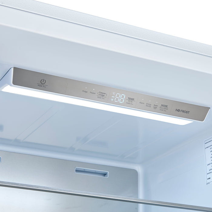 Forno Maderno 2-28-Inch Wide Convertible Refrigerator/Freezer in White, Decorative Trim, 27.2 cu.ft, 84-Inch High, ENERGY STAR Certified