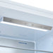 Forno Maderno 28-Inch Convertible Freezer/Refrigerator in White with Antique Brass Handle, 13.6 cu.ft. Right Swing