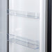 Forno Maderno 2-28-Inch Wide Convertible Refrigerator/Freezer in Black, Decorative Trim Grill, 27.2 cu.ft, 84-Inch High, ENERGY STAR Certified