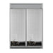 Forno Maderno 2-28-Inch Wide Convertible Refrigerator/Freezer in Black, Decorative Trim Grill, 27.2 cu.ft, 84-Inch High, ENERGY STAR Certified