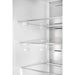 Forno 24inch Counter depth freestanding Bottom mount refrigerator with automatic ice, left swing door open,  Black color