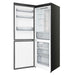 Forno 24inch Counter depth freestanding Bottom mount refrigerator with automatic ice, left swing door open,  Black color