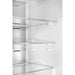 Forno 24inch Counter depth freestanding Bottom mount refrigerator, Right swing door open,  Black color