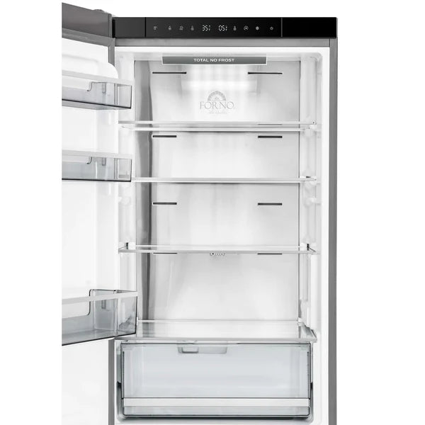 Forno 24" Bottom Freezer Refrigerator Left Swing - FFFFD1766-24LS