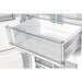 Custodia 48" Bottom Freezer combo, 20.6 cf., Ice Maker, Total No frost, White, Antique Brass handles