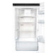 Forno 24inch Counter depth freestanding Bottom mount refrigerator, Right swing door open,  White color