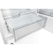 Forno 24inch Counter depth freestanding Bottom mount refrigerator, Right swing door open,  White color