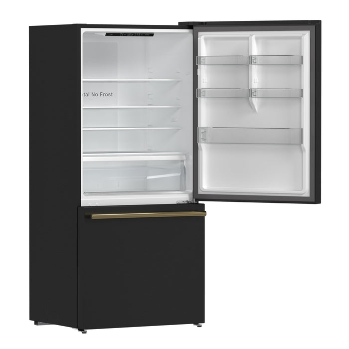 Forno Milano Espresso 31-Inch 17.2 cu. ft. Bottom Freezer Right Swing Door Refrigerator - FFFFD1785-31