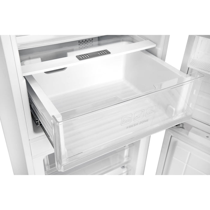 Forno Rivestito 22 Inch Panel Ready Bottom Freezer Refrigerator, 8.6 cu. ft., Total No Frost,  Fast Cool & Fast Freeze