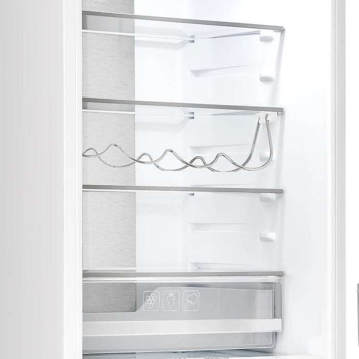 Forno Rivestito 22 Inch Panel Ready Bottom Freezer Refrigerator, 8.6 cu. ft., Total No Frost,  Fast Cool & Fast Freeze