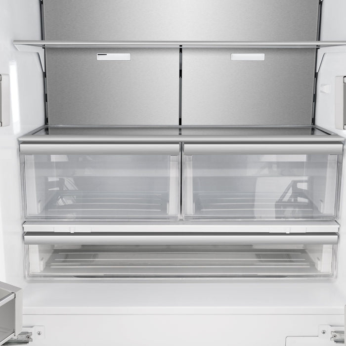 Rivestito Refrigerator, French Door, 36 Inch, Energy Star, Fast Freeze