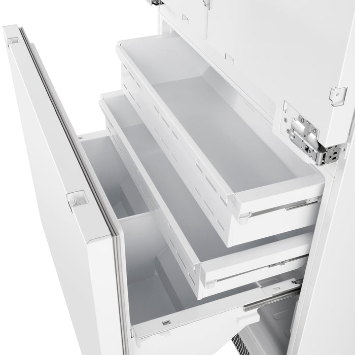 Forno Rivestito Panel Ready Refrigerator, French Door, 36 Inch, Energy Star, Fast Freeze
