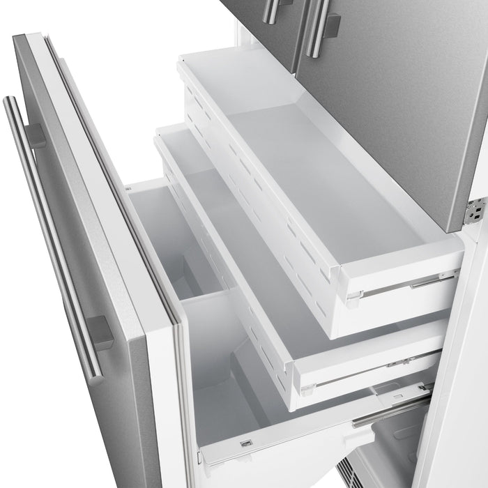 Rivestito Refrigerator, French Door, 36 Inch, Energy Star, Fast Freeze