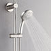 Forno Acqua AcquaSPA Retrofit Shower, Overhead Rainfall, 8 Inch Shower Head, Handheld Shower Head, Body Jets, 6 Way Diverter, Brushed Nickel Finish, 1.8 GPM Flow Rate