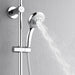 Forno Acqua AcquaSPA Retrofit Shower, Overhead Rainfall, 8 Inch Shower Head, Handheld Shower Head, Body Jets, 6 Way Diverter, Polished Stainless Steel Finish, 2.5 GPM Flow Rate