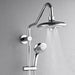 Forno Acqua AcquaSPA Retrofit Shower, Overhead Rainfall, 8 Inch Shower Head, Handheld Shower Head, Body Jets, 6 Way Diverter, Polished Stainless Steel Finish, 1.8 GPM Flow Rate
