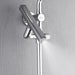 Forno Acqua AcquaFALL Shower, Polished Stainless Steel Finish, Overhead Rainfall Shower, Handheld Shower Head, Body Jets, 1.8 GPM Flow Rate