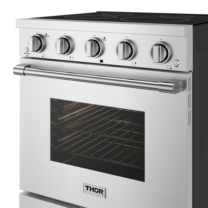 Thor Kitchen 30 Inch S Series Professional Freestanding Electric Range - oven door