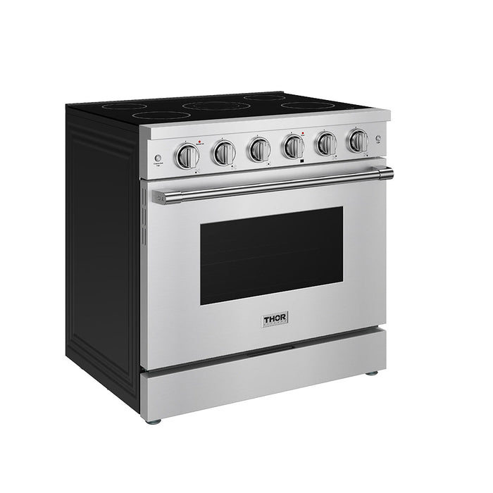 Thor Kitchen 36 Inch S Series Professional Freestanding Electric Range - left