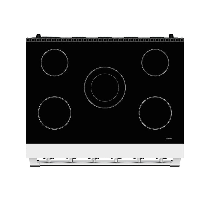 Thor Kitchen 36 Inch S Series Professional Freestanding Electric Range - top