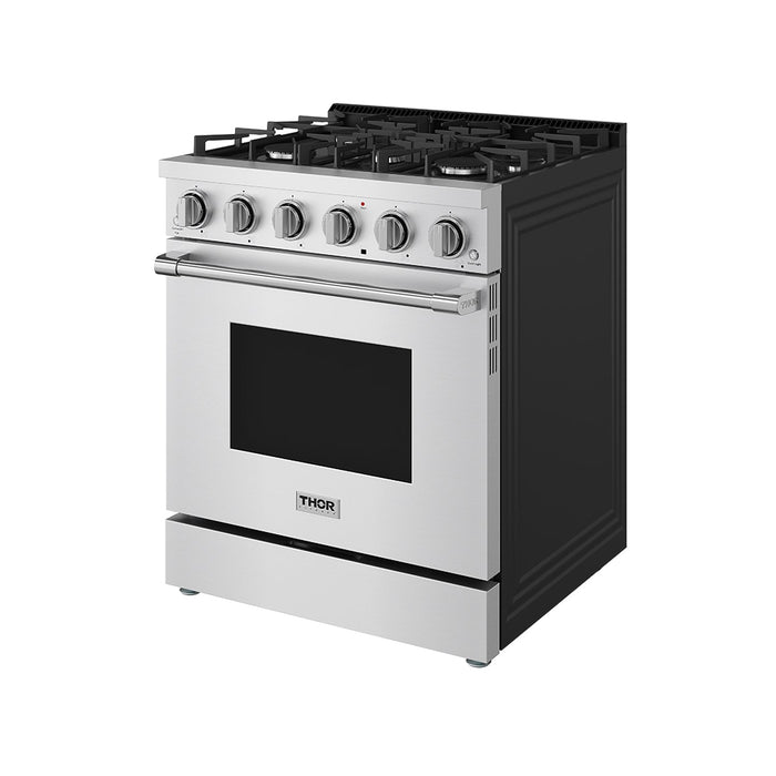 Thor Kitchen 30 Inch S Series Professional Freestanding Liquid Propane Range - right