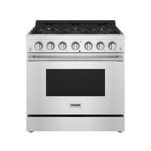 Thor Kitchen 36 Inch S Series Professional Freestanding Liquid Propane Range