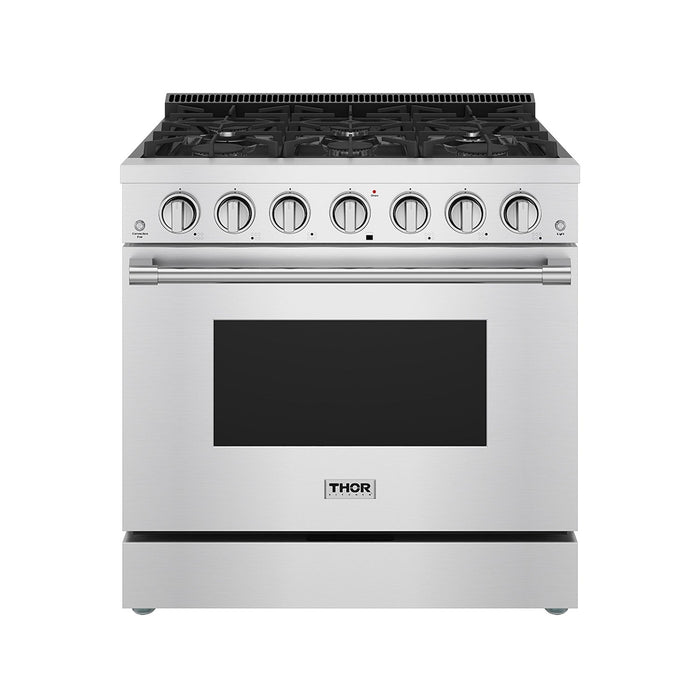 Thor Kitchen 36 Inch S Series Professional Freestanding Liquid Propane Range