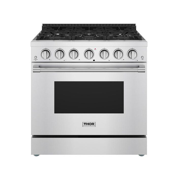 Thor Kitchen 36 Inch S Series Professional Freestanding Gas Range (SRG3601)