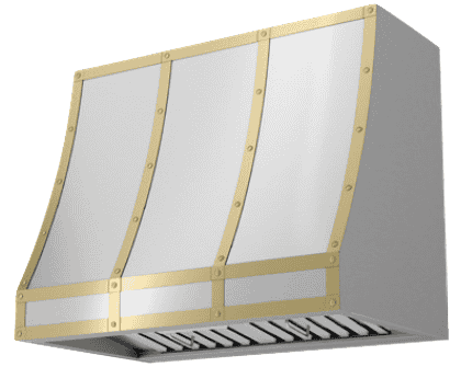 ZEPHYR Satin Gold Banding Kit for Forte 36"/48" Hoods