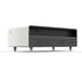 Forno Evoluto Tavolo 51-Inch White Smart Coffee Table – Dual Refrigerator Drawers, Bluetooth 5.0 Audio, Wireless Charging & RGB Ambient Light