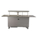 Elevato Smart Bar Table in Black, 5.3 cu.ft fridge and freezer with Bluetooth control