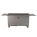 Elevato Smart Bar Table in Black, 5.3 cu.ft fridge and freezer with Bluetooth control