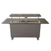 Elevato Smart Bar Table in Black, 5.3 cu.ft fridge and freezer with Bluetooth control
