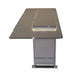 Elevato Smart Bar Table in Black, 5.3 cu.ft fridge and freezer with Bluetooth control