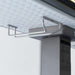 Elevato Smart Bar Table in White, 5.3 cu.ft fridge and freezer with Bluetooth control