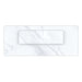 Elevato Smart Bar Table in White, 5.3 cu.ft fridge and freezer with Bluetooth control