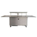 Cinetico Smart Dining Table in Black, 5.3 cu.ft fridge and freezer with Bluetooth control