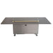 Cinetico Smart Dining Table in Black, 5.3 cu.ft fridge and freezer with Bluetooth control