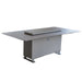Cinetico Smart Dining Table in Black, 5.3 cu.ft fridge and freezer with Bluetooth control