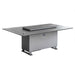 Cinetico Smart Dining Table in Black, 5.3 cu.ft fridge and freezer with Bluetooth control