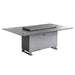 Cinetico Smart Dining Table in Black, 5.3 cu.ft fridge and freezer with Bluetooth control