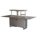 Cinetico Smart Dining Table in Black, 5.3 cu.ft fridge and freezer with Bluetooth control