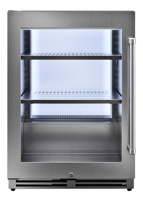 Thor Kitchen 24-Inch Undercounter Beverage Cooler in Stainless Steel Left Hinge (TBR24U-LH)