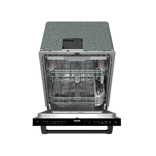 Thor Kitchen 24 Inch Top Control Built-in Dishwasher in Black (TDW24C7B)