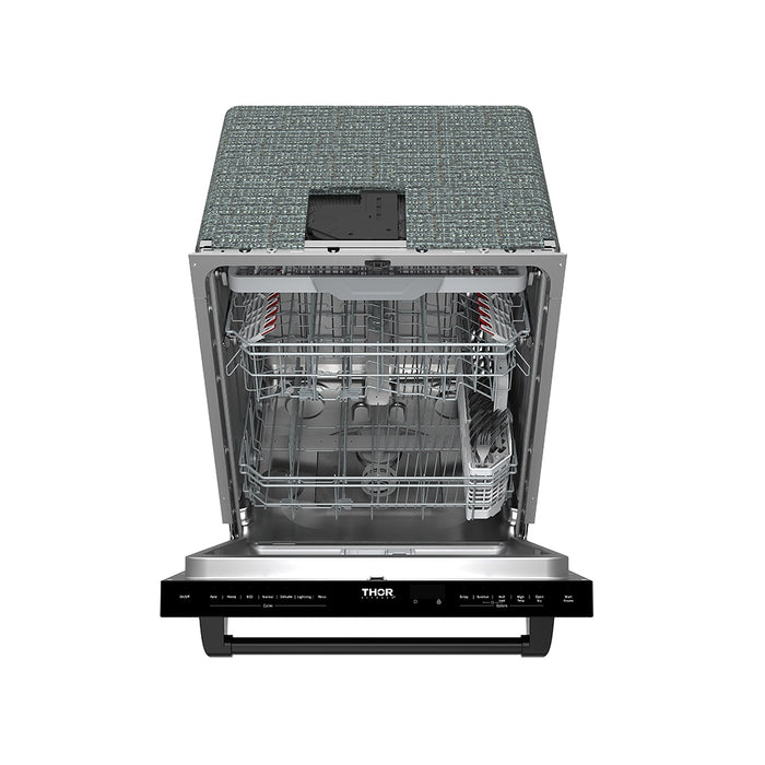 Thor Kitchen 24 Inch Top Control Built-in Dishwasher in Black (TDW24C7B)